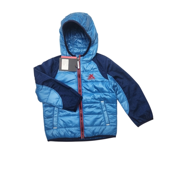 NWT ZeroXposur Kids Blue and Navy Jacket Size 4T - Picture 2 of 10